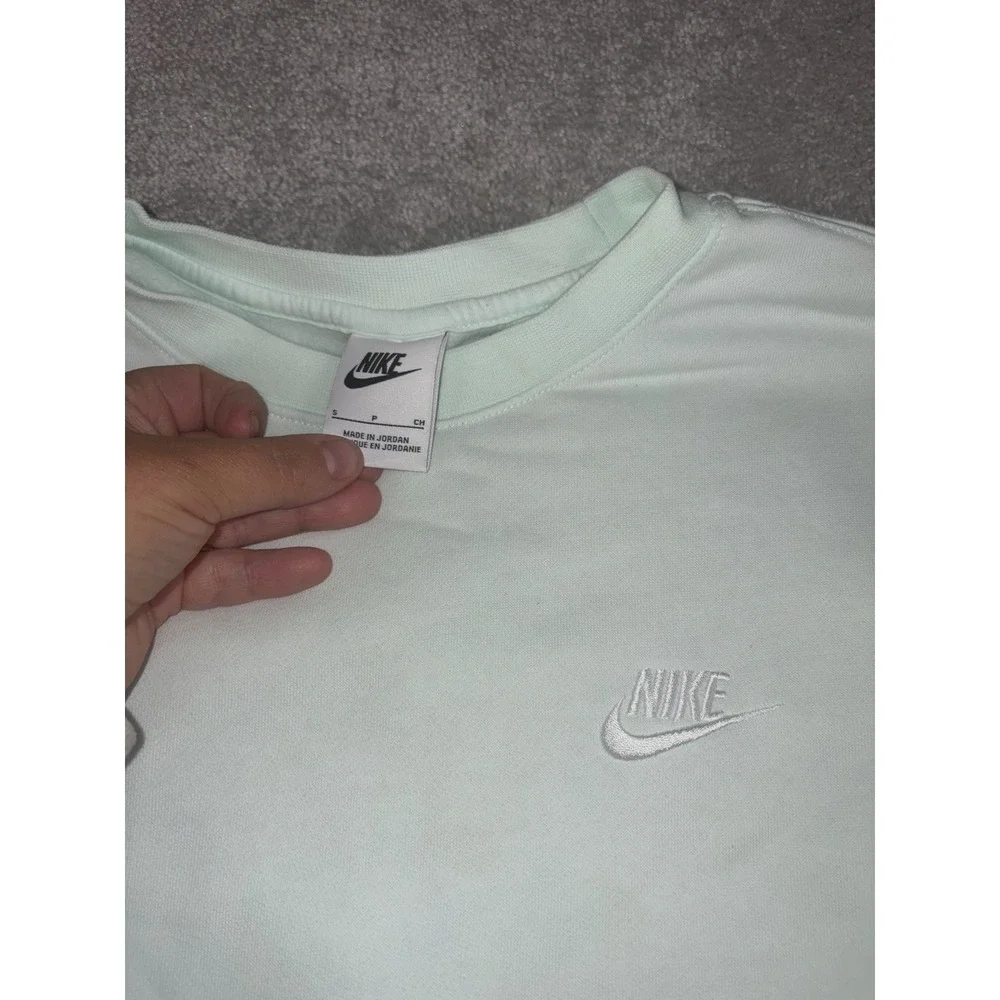 Nike Sportswear Fleece Sweatshirt Mint Green Mens Size S